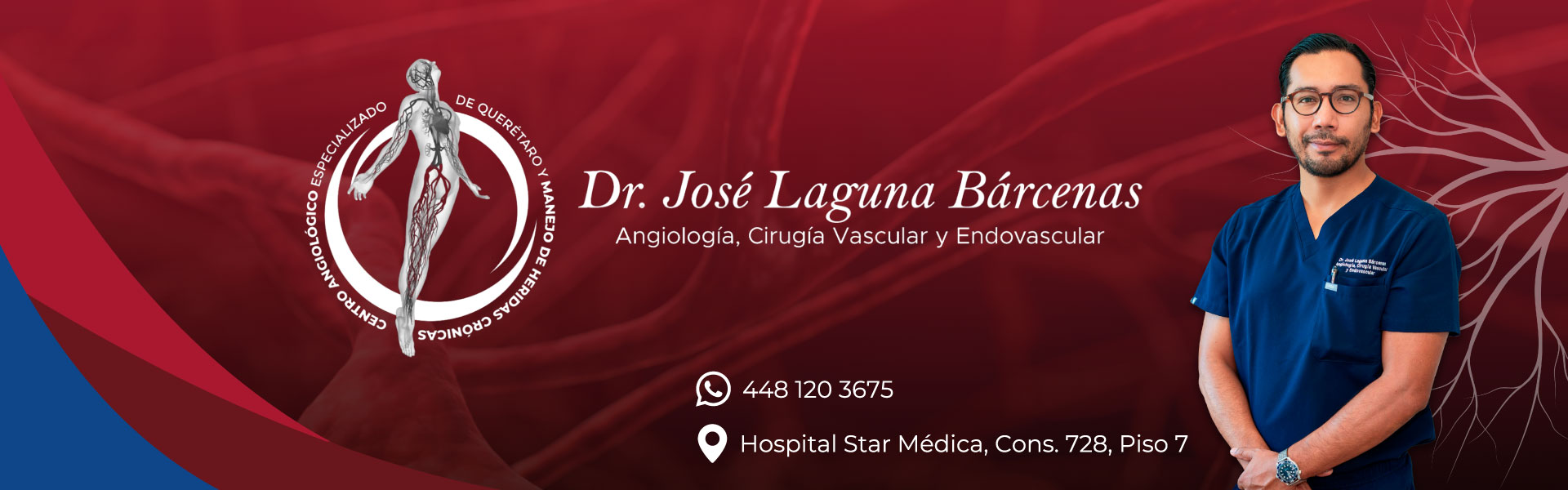 Cirugía Endovascular en Querétaro > Dr. José Laguna Bárcenas